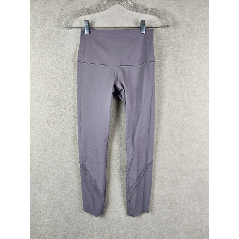 Lululemon Women’s Wunder Under Roll Waist Cropped Athletic Leggings Size 4